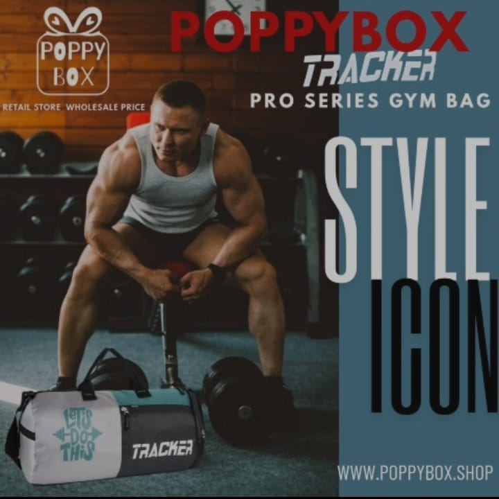 Poppybox Pro Series High Quality Duffle Gym Bag
