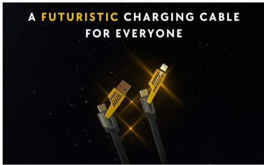 4 in 1 Metal Alloy Ports Fast Charging & Data Transfer 65W Cable.