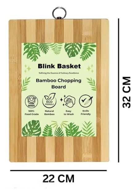 Poppybox Durable Wooden Chopping Board