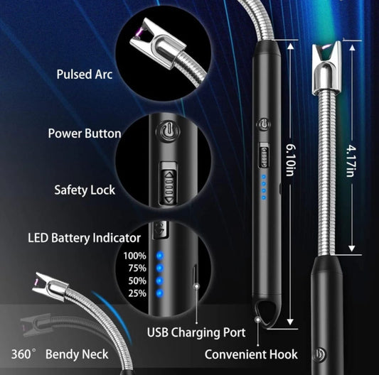 Poppybox USB Rechargable Lighter