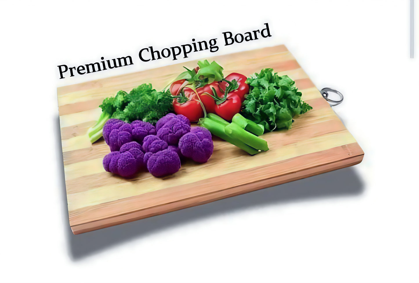 Poppybox Durable Wooden Chopping Board