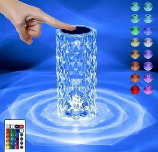 Poppybox Premium Crystal Lamp with Remote control