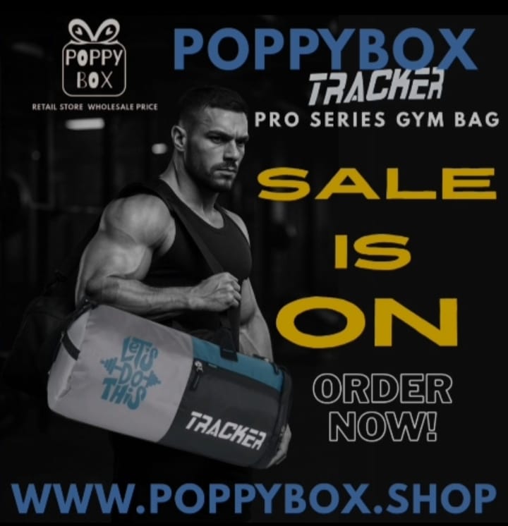 Poppybox Pro Series High Quality Duffle Gym Bag
