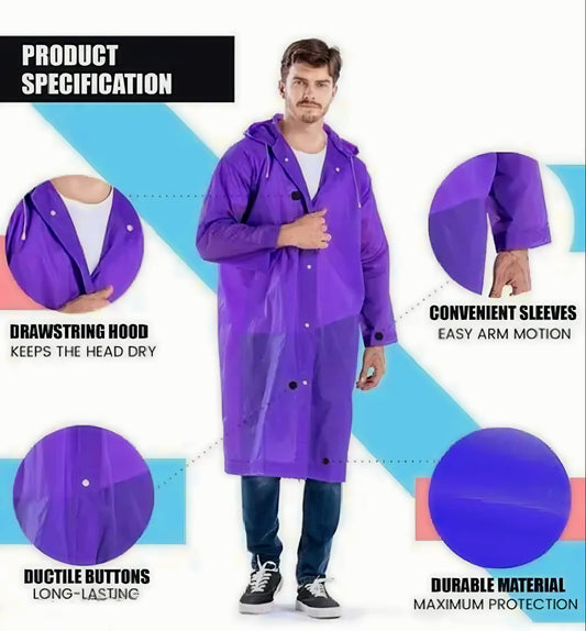 Pack of 2 Rain Coat (Polyester High Quality)