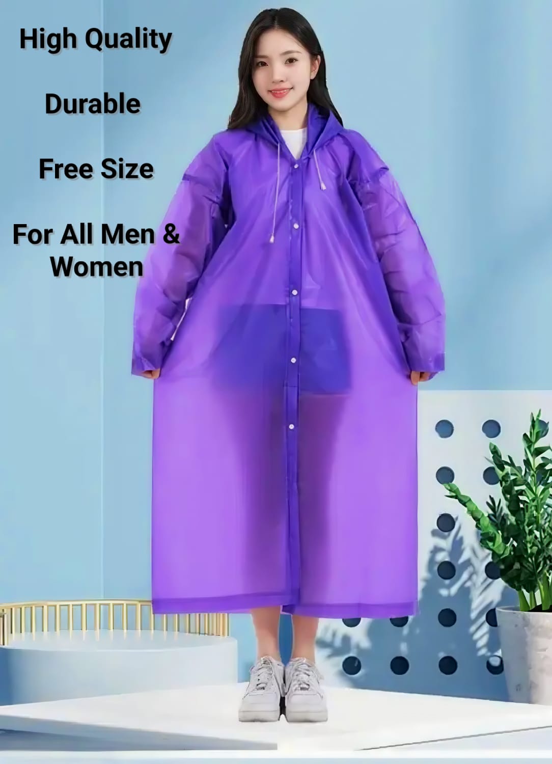 Pack of 2 Rain Coat (Polyester High Quality)