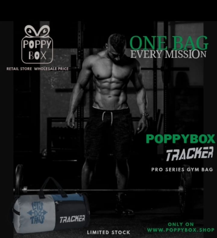 Poppybox Pro Series High Quality Duffle Gym Bag